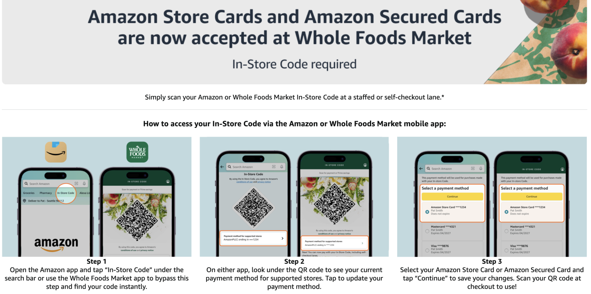 Amazon Prime Store Card Now Accepted At Whole Foods Doctor Of Credit